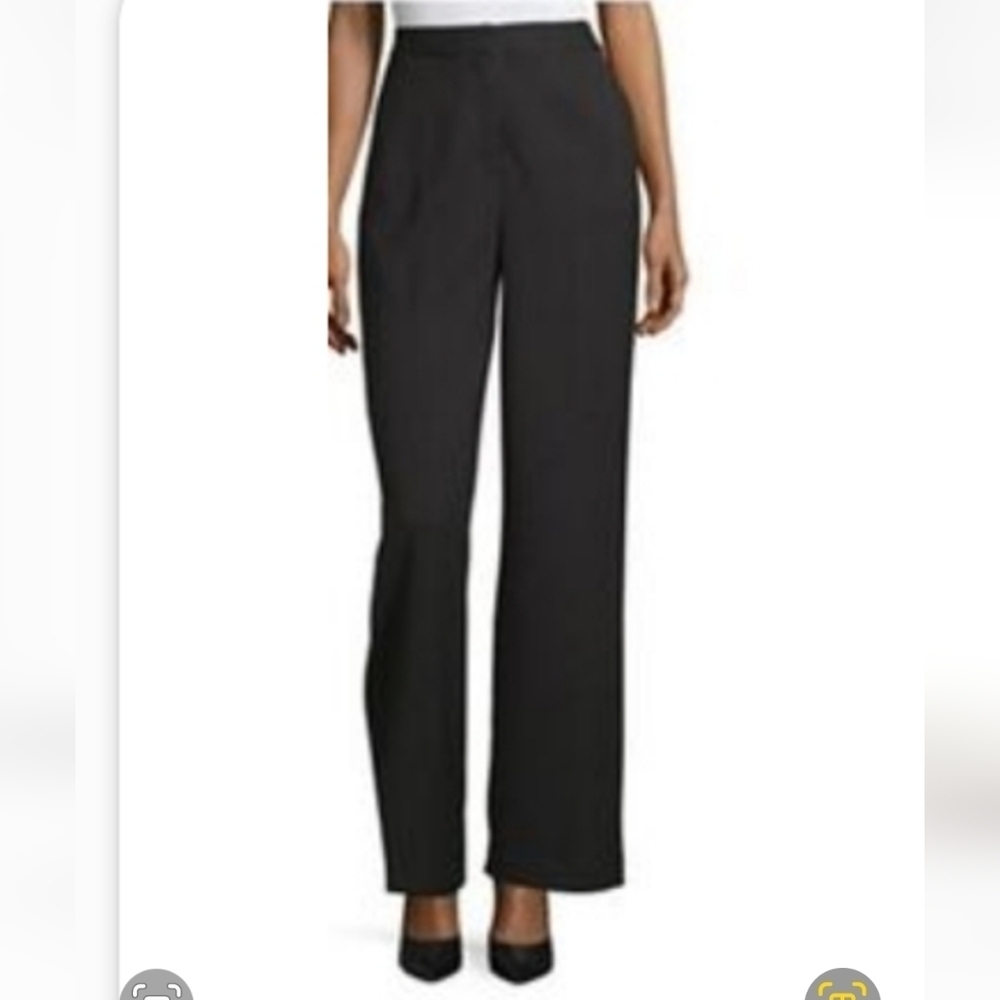 𝅺Worthington Black Petite Wide Leg Trousers